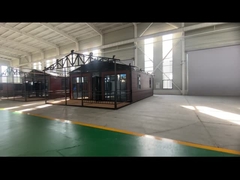 Sandviç paneli çatısı olan 20ft önceden yapılmış ev