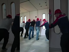 Katlanabilir Kapsul Uzay Pod Evleri Apple House SPC Zemin