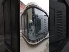 Ateş geçirmez Kapsula Hazırlanmış Glamping Pods Evler 29.6m2