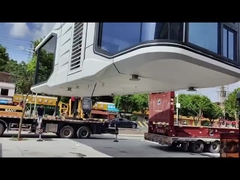 8.5 Meter Uzay Kapsülü Evi Yapılandırılmış Kapsül Evleri Rüzgar Direnci