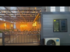 Çok işlevli küçük katlanabilir evler 20 fitlik deprem karşıtı konteyner