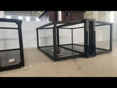 20 Yıllık Yaşam Süresi 20FT Çelik Kapılı/Kırık Köprü Alüminyum Çift Kapılı Ön Yapımlı Evler