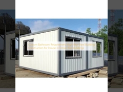 Özel banyo gereksinimi Yüksek katlı çelik bina inşaatı