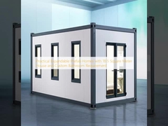 18.5 metrekarelik ev ve özel banyo gereksinimleri ile pratik genişletilebilir prefabrik evler