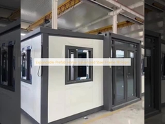 Genişletilebilir Prefab Ev Galvanizli Çelik Çerçeve 18.5sqm