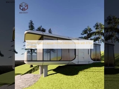 Taşınabilir Uzay Kapsülü Evi 3460mm Genişliği 8 Ton Kapasite