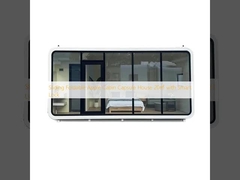 Sürgülü Katlanabilir Apple Kabin Kapsül Ev 20㎡ Akıllı Kilitli