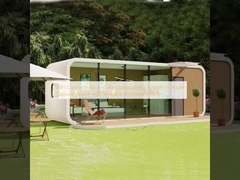 Apple Capsule House'da Çok Yönlü Alüminyum Alaşımlı WiFi Bağlantısı ve Klima Sistemi