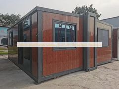 50 mm'lik zemin kalınlığı olan 700 mm çelik prefab katlanır ev
