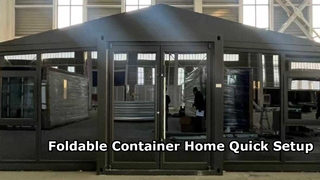 Katlanabilir 20ft Konteyner Ev Hızlı Kurulum