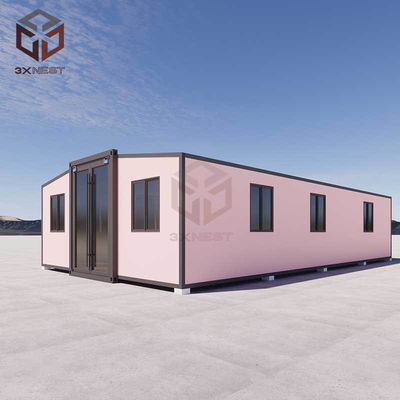 satın al 40ft genişletilebilir konteyner ev 2 yatak odalı ev online manufacture