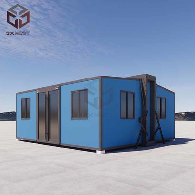 satın al Deprem Direnci Küçük Prefab Katlanabilir Ev 27.5m2 2 yatak odası 1 Tuvalet online manufacture