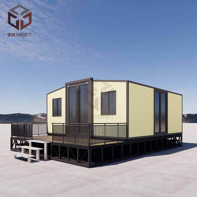 satın al Yüksek yalıtımlı katlanabilir 20ft konteyner evler kontrplak PVC zemin online manufacture