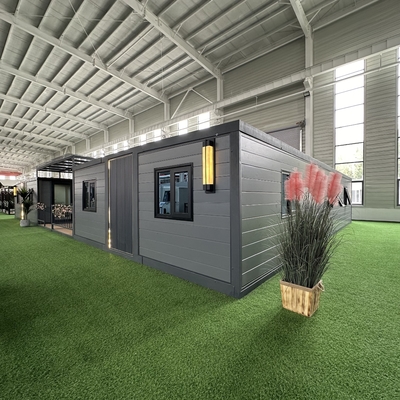 satın al 40ft Genişletilebilir Konteyner Ev Galvanizli Çelik Çerçeve Katlanabilir Tasarım online manufacture