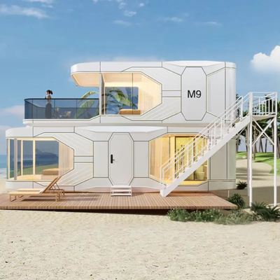 satın al Güneş Panelleri ve LED Aydınlatmalı 8 Tonluk Uzay Kapsülü Ev Çevrimiçi üretim