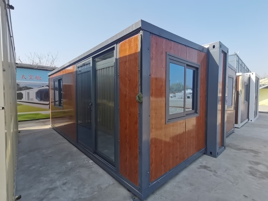 satın al Customizable Expandable Prefab Homes with 18.5 Square Meter Size and 2 KN/m2 Loading Capacity in Steel Construction online manufacture