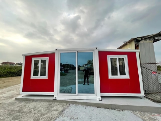 satın al Expandable Prefab Homes with 18.5 Square Meter Space Excellent Insulation for Militarized Base Use online manufacture