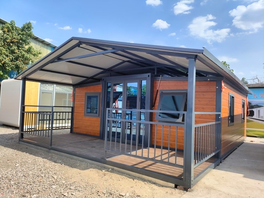 satın al 40ft Expandable Container Home with 2200mm Fold Size 5900x6300x2480mm Extended Size and Accessories Included online manufacture