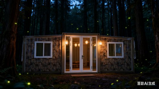 satın al Katlanabilir konteyner ev çift kanatlı 20ft çatılı Yan Üst T50 EPS Panel Çevrimiçi üretim