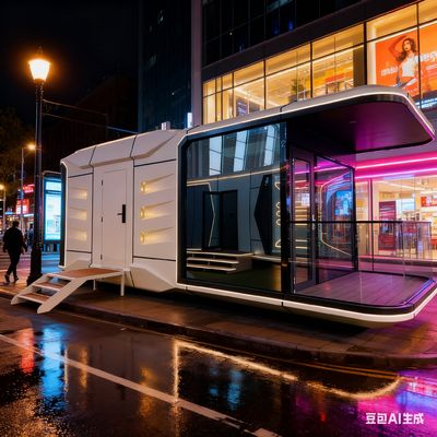 satın al 3460 Width Space Capsule House with 7 Tons Net Weight and 29.6 Square Meters Floor Area Çevrimiçi üretim