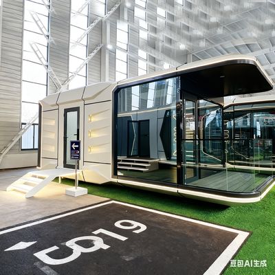 satın al Tek Yatak Odalı, Tek Banyolu ve L8560 * G3460 * Y3400 Boyutlarında Uzay Kapsülü Ev Çevrimiçi üretim