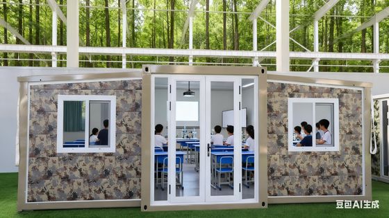 satın al 75mm EPS Sandviç Panelli Katlanabilir 20ft Konteyner, Özelleştirilebilir Teras ve Duvar Panosu ile Çevrimiçi üretim