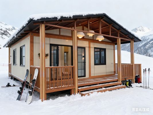 satın al Expandable Container House with Gable Roof 5.5 Tons Net Weight and L5700*W6660*H2650mm Size Prefabricated Tiny Home Çevrimiçi üretim