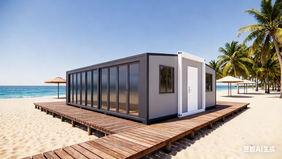 satın al 18.5 Square Meters Floor Area More Than 30 Years Lifespan Foldable Modular Homes with Wire 2.5m2 Çevrimiçi üretim