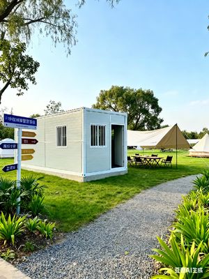 satın al Thermal Insulation 0.043W/m.K Flat Pack Folding House with 5630*2230*2515mm Inside Dimensions and 0.5KN/㎡ Wind Resistance Çevrimiçi üretim