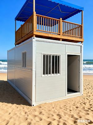 satın al A-level Fire Performance 2 Bedroom Prefab Container Homes The Ideal Solution for Temporary or Permanent Housing Çevrimiçi üretim