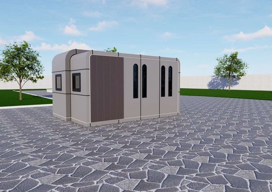 satın al Easy Installation Portable Apple Capsule House with Eco-friendly SPC Flooring for Sustainable Living Çevrimiçi üretim