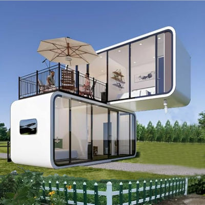 6m Elma Kapsülü Evi Kabin Konteyner Galvanizli Çelik Yapı