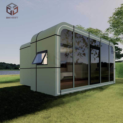 Katlanabilir elma kulübe Prefabrik Pod Evler Yaşayış Alanı