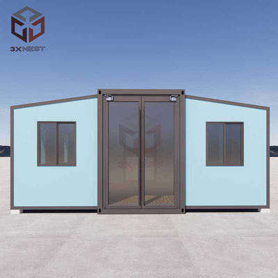Çekilebilir Katlanabilir 20ft Konteyner Küçük Taşınabilir Katlanabilir Evler