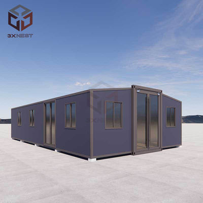 Kompakt 40ft genişletilebilir konteyner ev genişletilebilir ev depolama alanı