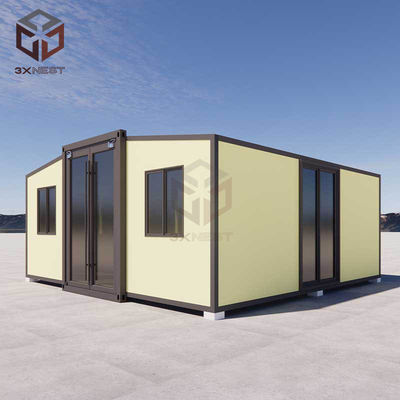 Nakliye Katlanabilir 20ft Konteyner Hazır Yapılmış Katlanabilir Mobil Ev