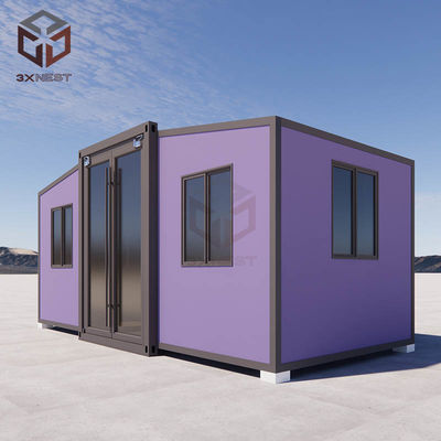 Modern çelik mobil genişletilebilir prefabrik evler önceden inşa edilmiş modüler evler