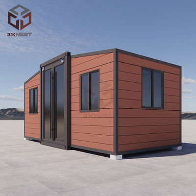 Sürdürülebilir konteyner genişletilebilir ev baston mobil genişletilebilir prefabrik ev 10ft