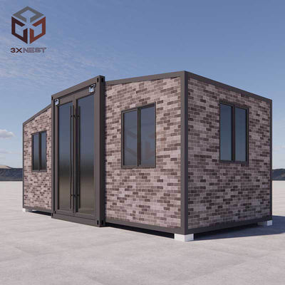 Hava koşullarına dayanıklı 10ft genişletilebilir konteyner evler modüler ev