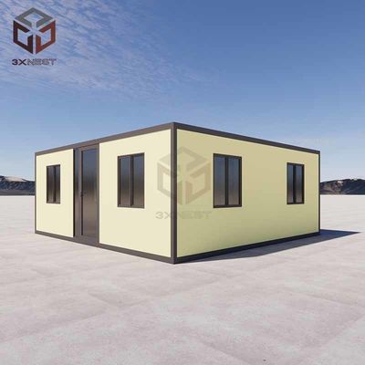 40ft Genişletilebilir Prefab Katlanabilir Konteyner Evler Barınak Hızlı Montaj