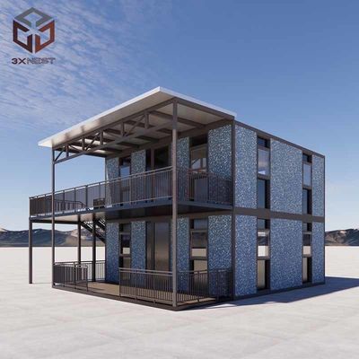 Rüzgar Direnci Modüler Katlanabilir Evler Flat Pack Prefab Ev OEM