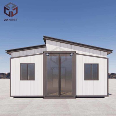 73sqm Flat Pack Katlanabilir Ev Konteynerler Genişletilebilir Taşınabilir Evler