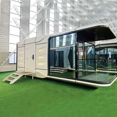 Özel Modüler Uzay Prefab Ofis Pod Evleri Polyurethane İzole