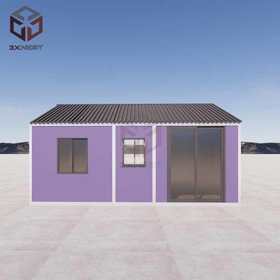 20ft Flat Pack konteyner inşaat alanı Geçici konut