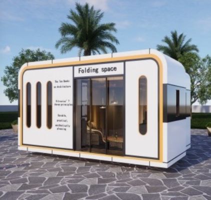 Katlanabilir Kapsul Uzay Pod Evleri Apple House SPC Zemin