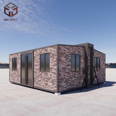 Lüks Su geçirmez Prefabrik Çelik Katlanabilir Konteyner Evi Özel Yapılandırılabilir Evler