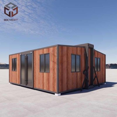 Dışarıda Katlanabilir Prefab Katlanabilir Ev Hava Duruma Dayanıklı ODM