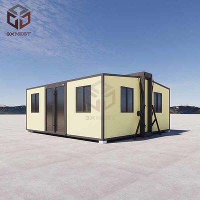 Başlangıç Küçük Prefab Katlanılabilir Ev Konteyner 27.5SqM Özel