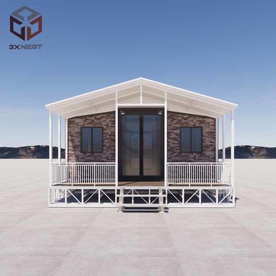 Çelik yapısı Modern ve şık yaşam için genişletilebilir çift kanatlı konteyner evi