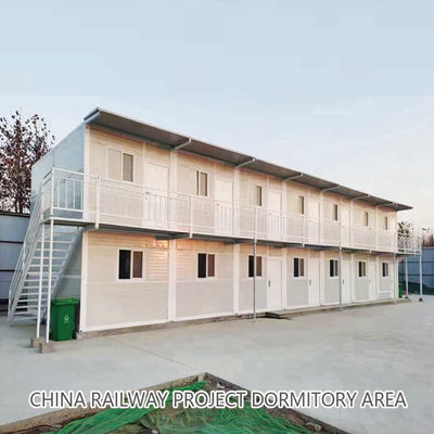 Hava koşullarına dayanıklı Katlanabilir Modüler Evler Katlanabilir Taşıma Konteyneri Kutu Evi